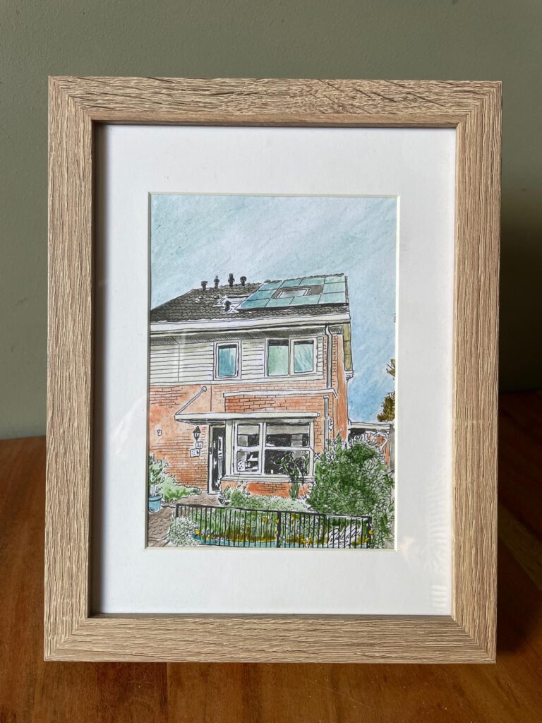 Pentekening huis