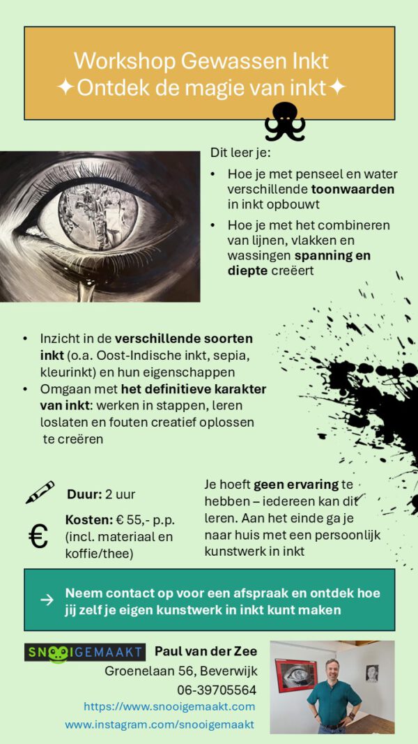Workshop Gewassen Inkt