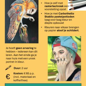 Workshop Tekenen met pastel
